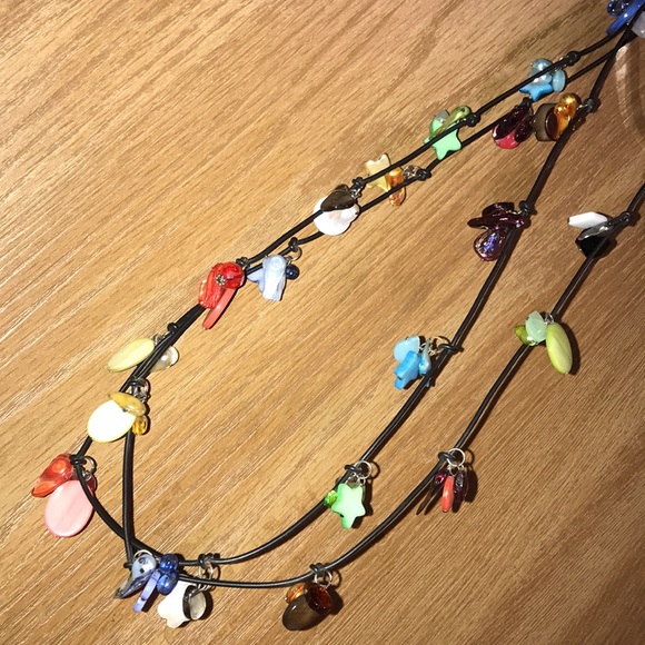 Super Long Necklace 58”! Colorful Fun Unique - Picture 4 of 16